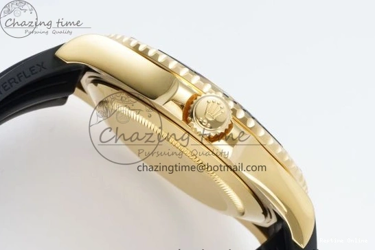 0211 Breathable Yacht-Master 42mm 226658 VSF 1:1 Best Edition 3D Black Ceramic Bezel on Black Rubber Strap VS 2097